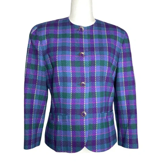 Vintage Pendleton Wool Plaid Skirt Set